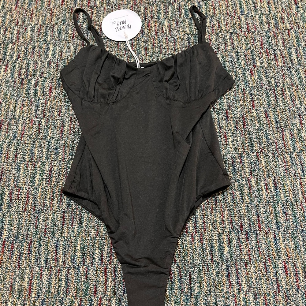 Princess Polly Levey Bodysuit - Black - Size 8 - w/Tags
